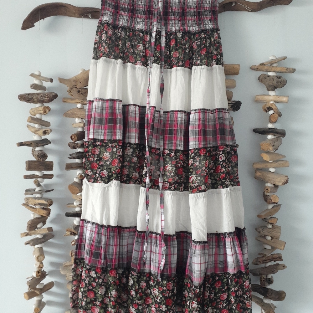 BOHO  FLOWY Maxi Skirt - Picture 2 of 3